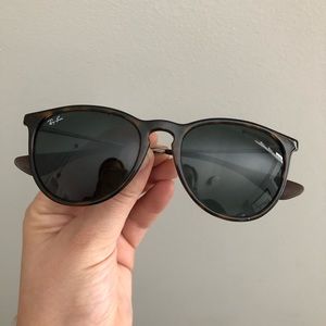RAY-BAN Tortoise Sunglasses and Case
